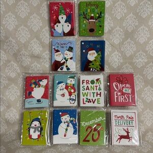 Festive Holiday Gift Tags Set